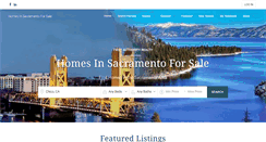 Desktop Screenshot of homesinsacramentoforsale.com