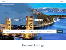 Tablet Screenshot of homesinsacramentoforsale.com